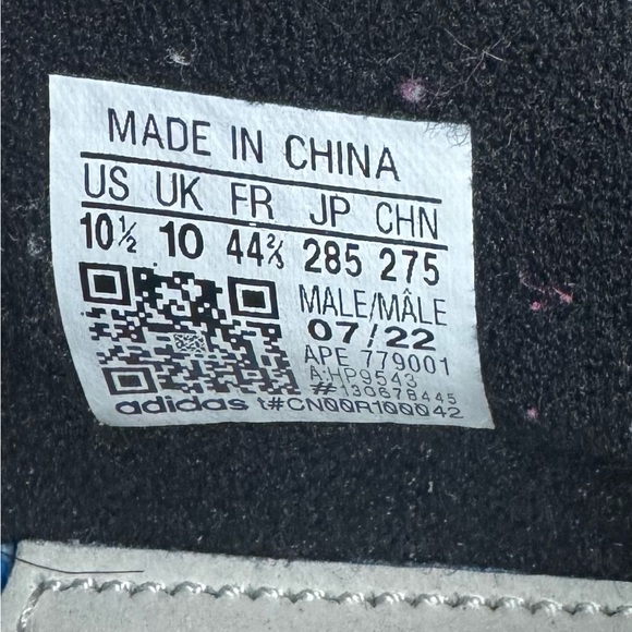 Adidas Originals Forum 84 Low AEC men’s shoes sneakers white black size 10.5 - Picture 10 of 12